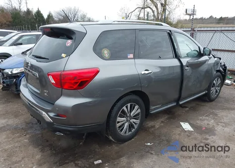 2018 Nissan Pathfinder Sl z USA, uszkodzony, nr VIN 5N1DR2MM7JC613387